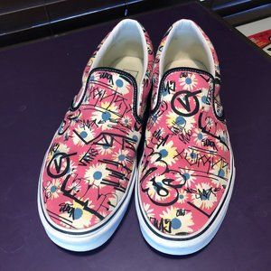 Vans Mens Slip On Pink Base Color